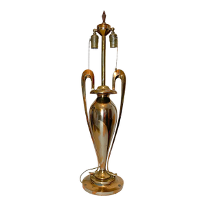 High Quality Large Antique Silver Gold Bronze Modernist Urn Style Table Lamp