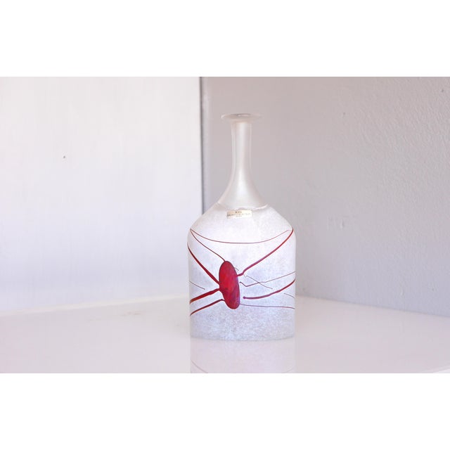 Swedish Vase by B. Vallien for Kosta Boda, 1980s For Sale - Image 6 of 12