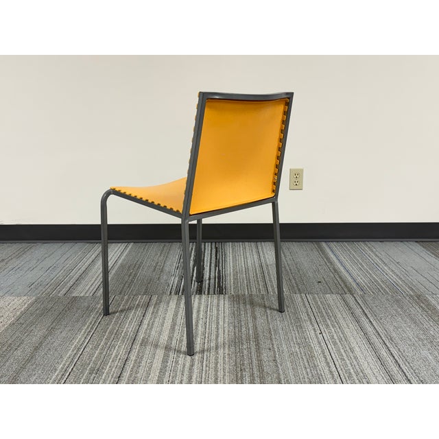 Contemporary Contemporary Glass Top Dining Table With 6-Chairs For Sale - Image 3 of 5