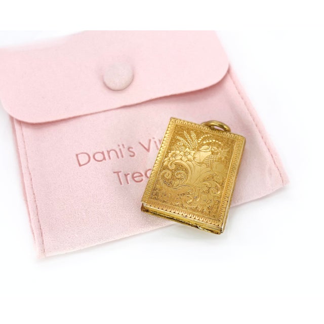 Victorian Book Locket, Antique, 18k For Sale - Image 13 of 14