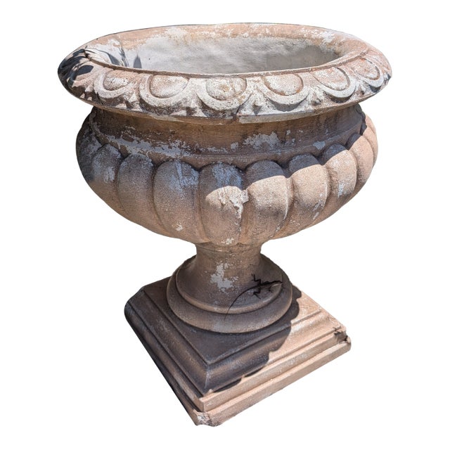 1960s Large Concrete Garden Urn/Planter For Sale