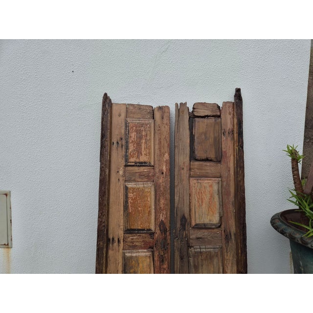 Vintage Chestnut Doors, Set of 2 For Sale - Image 5 of 18