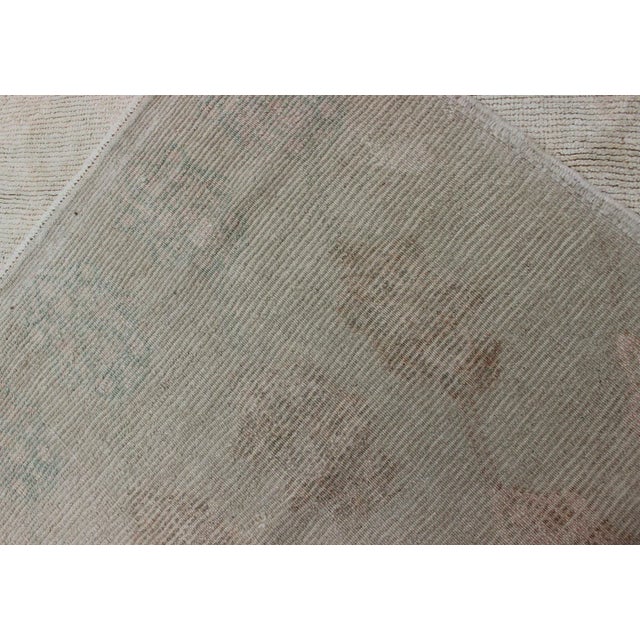 Midcentury Rug From Turkey With Modern Tulu Design 3'3 X 6'11 For Sale - Image 9 of 9