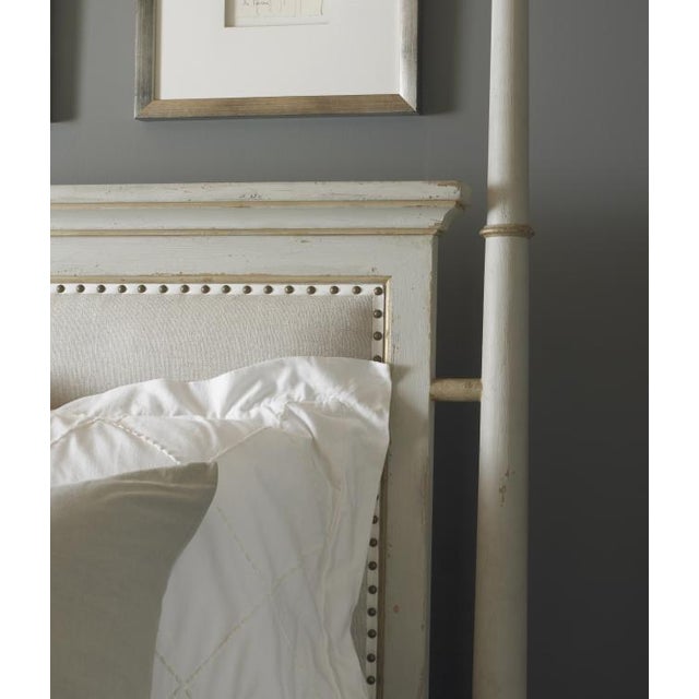 This piece is available only as shown, and will ship in 2-3 weeks. This dramatic Regency styled poster bed is constructed...