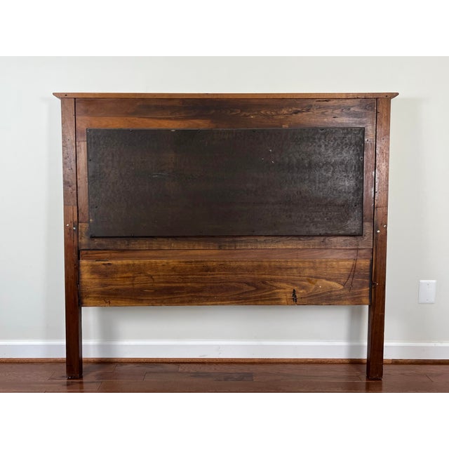 Antique Carved Burlwood Full Size Bed Frame For Sale - Image 10 of 12