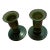 2000s Neker Glass Candle Holders - Set of 2 For Sale