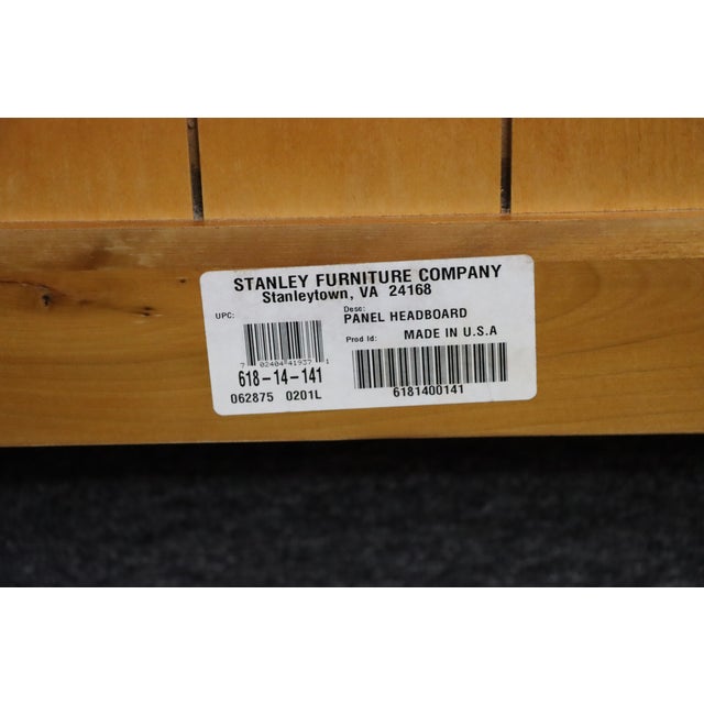 Wood Stanley Furniture French Country Maple Panel Headboard, Queen/Double For Sale - Image 7 of 7