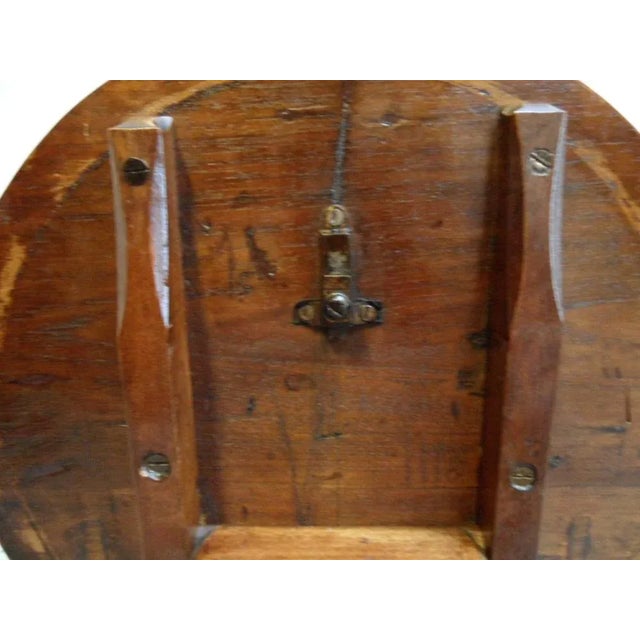 Maroon Mahogany Tillt Top Wine Table For Sale - Image 8 of 11