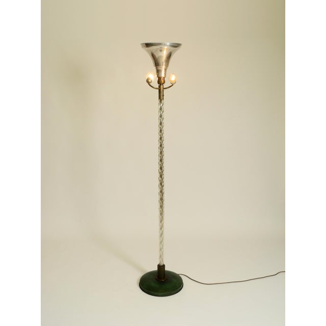 Mid-Century Modern Murano Glass Floor Lamp, 1960 For Sale - Image 3 of 17