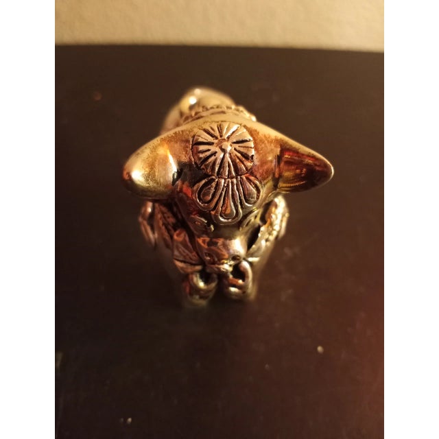 1970s Silver Plated Bull Figurine For Sale In Dallas - Image 6 of 7