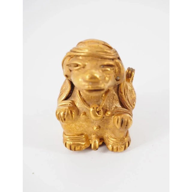 Colombia Taïrona civilization - old sage Statuette carried out according to the lost wax technique Copper & gold alloy...