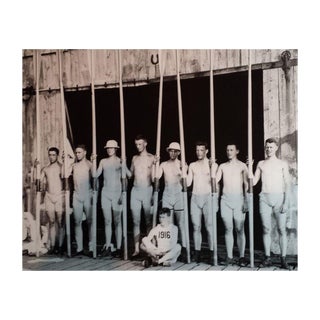 Reproduction Vintage Sports Photograph 1916 Rowing For Sale
