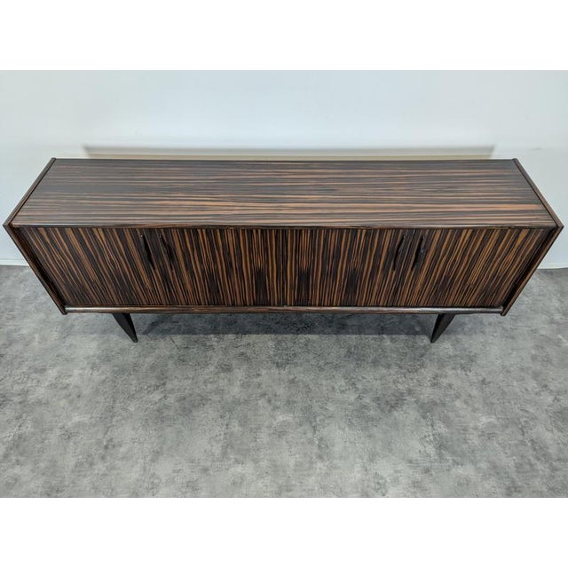 Scandinavian Sideboard in Macassar Ebony and Sycamore, 1960s, in Very Good conditions.