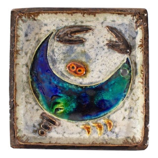 German Ceramic Wall Tile Plaque by Helmut Friedrich Schäffenacker For Sale