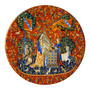 Haviland Limoges France Decorative Plate La Chasse a La Licorne 1979 Limited Ed.