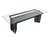 Metal Vintage Dining Table and Chairs by Mario Botta for Alias, 1985, Set of 5 For Sale - Image 7 of 10