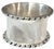 A handsome set of six vintage napkin rings with a beautifully simple, substantial form. Each features a wide polished...
