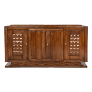 19th Century France Art Deco Tan Wood Credenzas & Sideboards For Sale