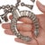 Late 20th Century Della & Francis James Navajo Silver Squash Blossom Necklace For Sale - Image 5 of 10