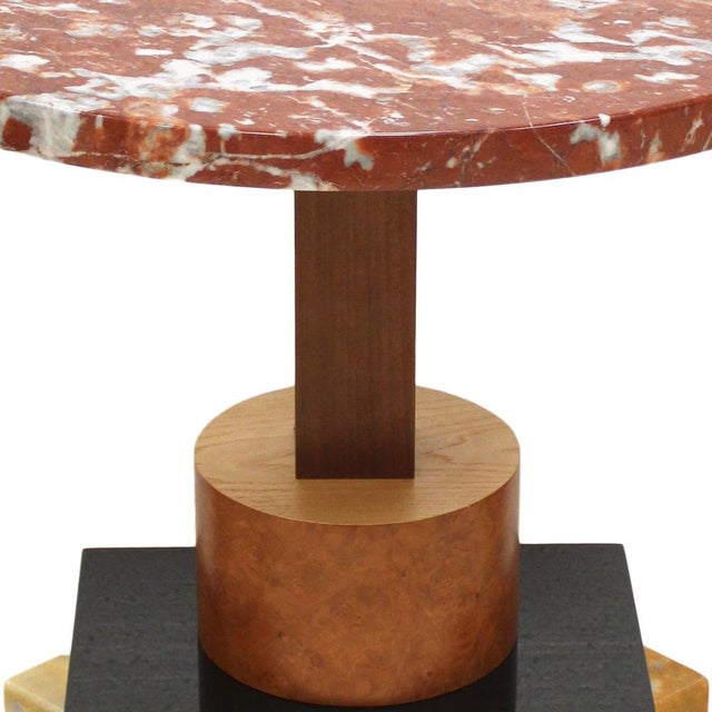 1990s Italian Modern Demilune Console Table by Ettore Sottsass, 1990s For Sale - Image 5 of 9