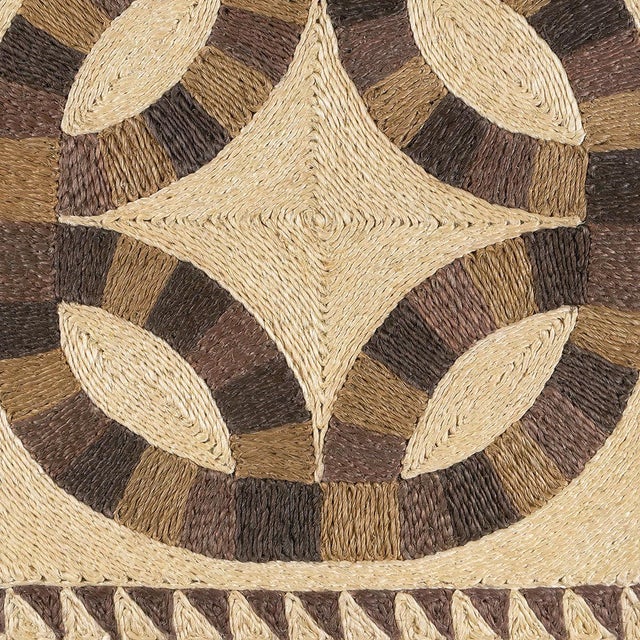 Abaca Natural Premium Fiber Rugs Brown Tan and Cream 10x14Ft. For Sale - Image 4 of 5