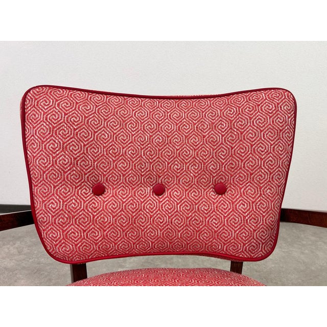 Art Deco H237 Armchair attributed to Jindřich Halabala, 1930s For Sale - Image 11 of 12