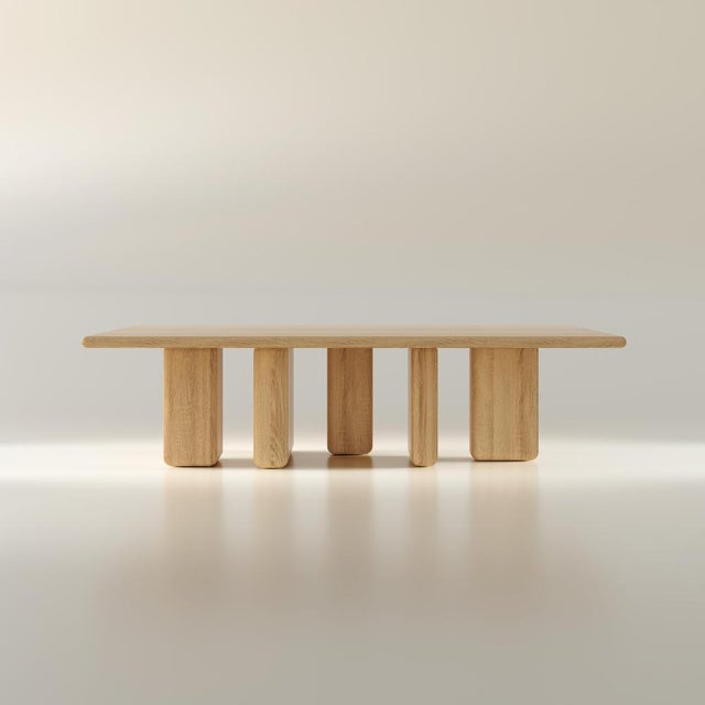 Levante Oak Table 280 by Francesco Zonca Numbered series signed Dimensions: D 120 x W 280 x H 74 cm Materials: Oak....