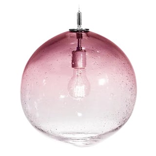 Solaris Pendant Light from the Fizz Collection in Rose Quartz For Sale