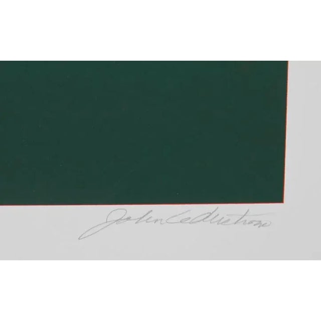 Contemporary John Cedarstrom, "Black Lily", Serigraph For Sale - Image 3 of 3