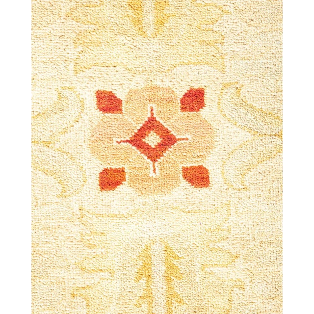 Contemporary Vintage Traditional Hand Knotted Wool Area Rug, Ivory - 8'1" X 9'10" For Sale - Image 3 of 9