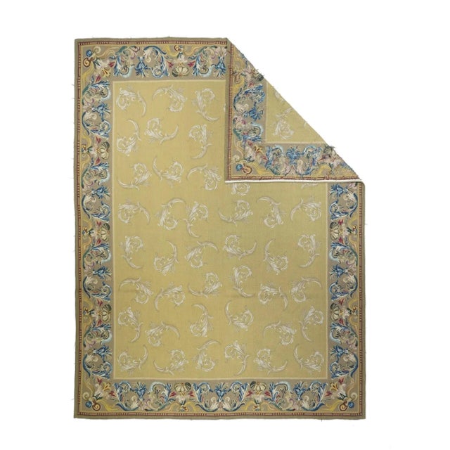 Aubusson Rug 7'8'' x 9'10''.