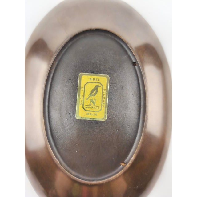 1960s Mid-Century Modern Danish Bronze Fish Pattern Dish from Aedel Malm, 1960s For Sale - Image 5 of 8
