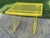 This stylish Homecrest patio side table stands on curvy, double-wire legs and has a steel, diamond-grid top. Its welded...