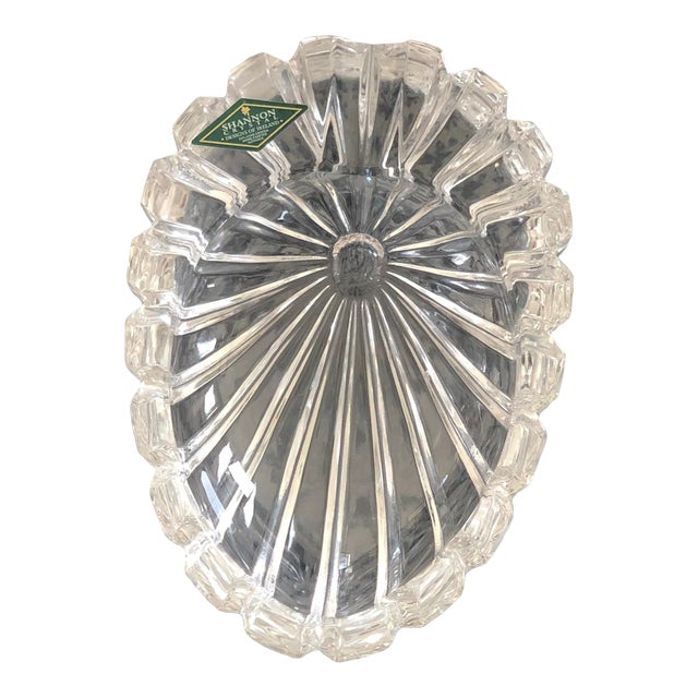 I love this gorgeous, leaf-shaped, heavy, 24% leaded crystal beauty. This a beautiful accent piece that makes for a...