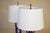 1930s Cobalt Noritake Wedgewood Jasperware Style Neoclassic Art Deco Table Lamps - a Pair For Sale - Image 13 of 15
