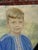 Heinrich Pforr, Bright Summer Day Boy's Portrait in a Blue Shirt, 1932, Oil on Canvas For Sale - Image 9 of 13