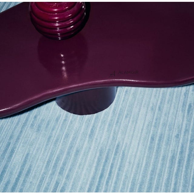 Skyline Ribbed Hand-Tufted New Zealand Wool Rug For Sale - Image 9 of 12