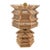 Midcentury Folk Art Popsicle Stick Lamp - Rewired For Sale