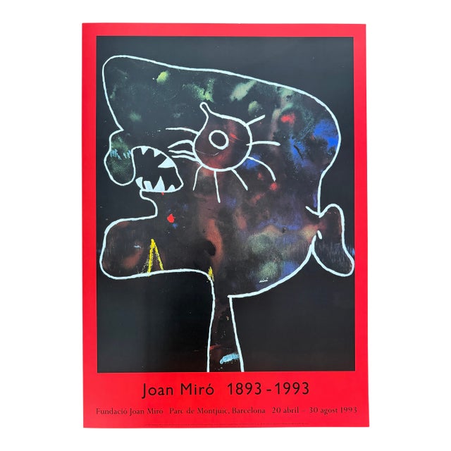 Joan Miró (1893-1983), Cap D'home, 1937, Copyright Fundació Joan Miró, Barcelona/Disseny..., 1993, Impres a Holanda/No. 728 For Sale