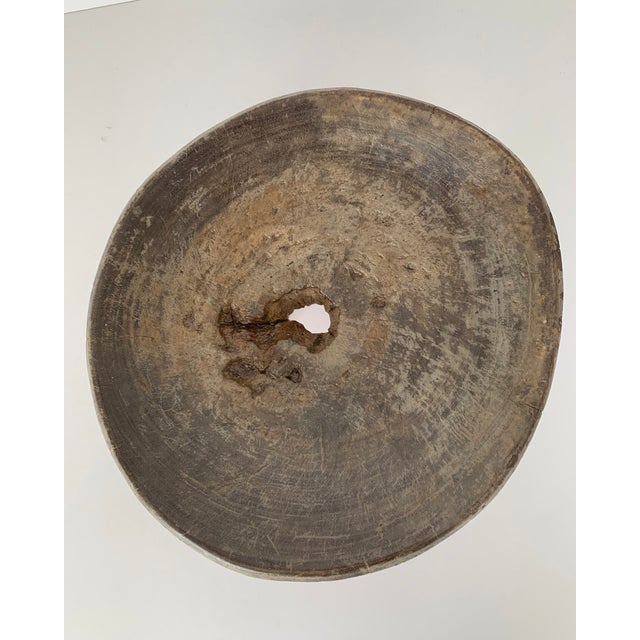 Wood Vintage African Mini Stool For Sale - Image 7 of 8
