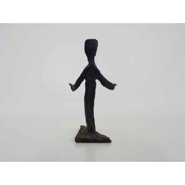 Brutalist Cast Iron Sculpture, 1960s For Sale - Image 7 of 8