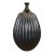 Studio a Home Modern Gunmetal Finished Sawtooth Vase For Sale