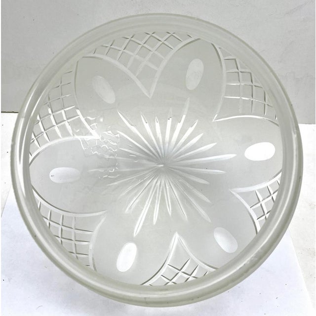 Art Nouveau Table Lamp in Wrought Iron with Glass Shade in the style of Val Saint Lambert, 1930s For Sale - Image 11 of 15