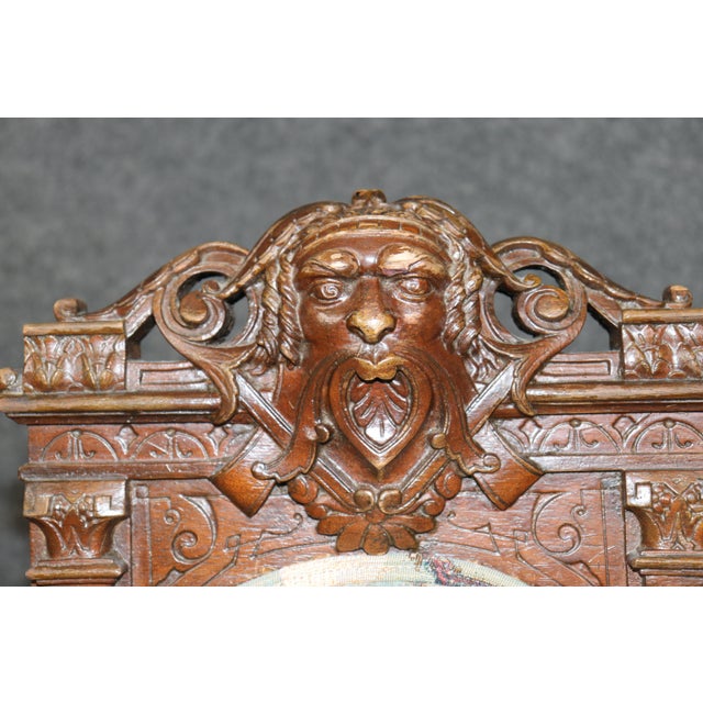 Antique Victorian Allen Brothers Carved Side Chair For Sale - Image 11 of 12