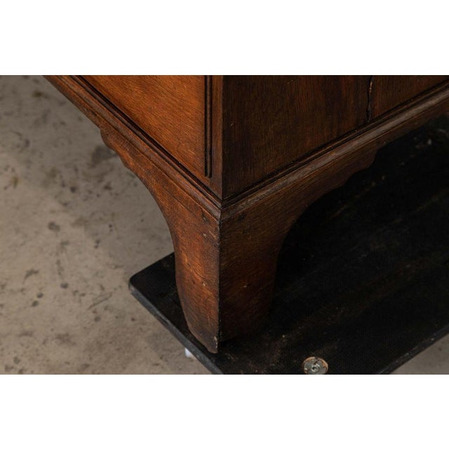 English George III Inlaid Oak Livery Cupboard, 1780 For Sale - Image 18 of 18