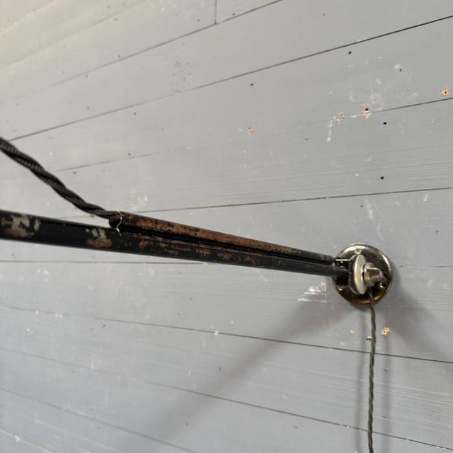 Wall Lamp with Large Enamel Shade from Rademacher For Sale - Image 13 of 18