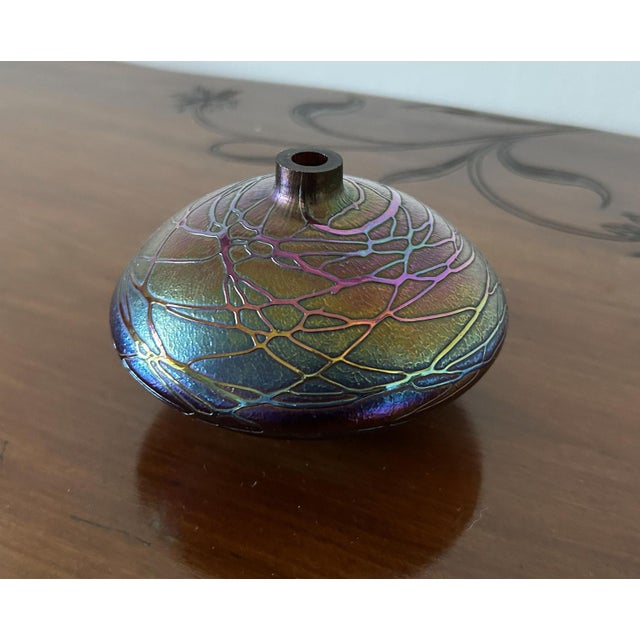 1920s Art Nouveau Spinning Top Vase, Johann Loetz, 1920s For Sale - Image 5 of 16