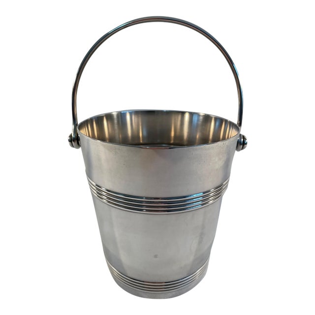 1960s Small French Christofle "Gallia" Silverplated Champagne Ice Bucket For Sale