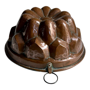 Early 20th Century Hammered Copper Mould