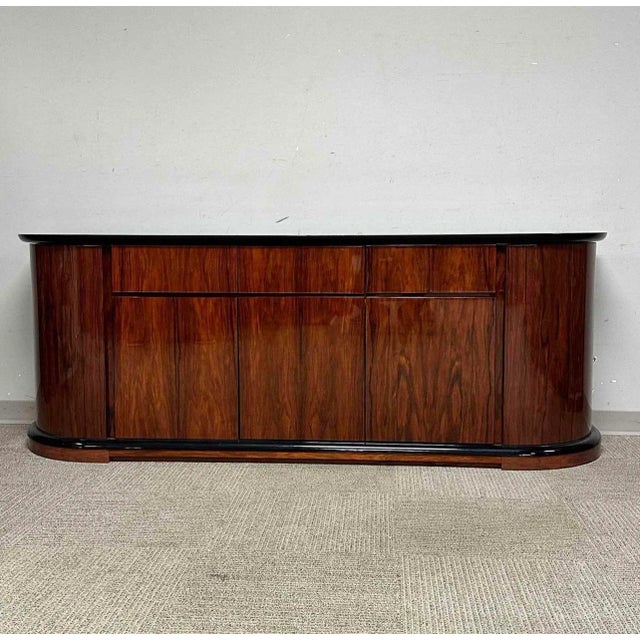 Wood Pietro Constantini Late 20th Century Lacquered Wood Credenza for Ello For Sale - Image 7 of 12